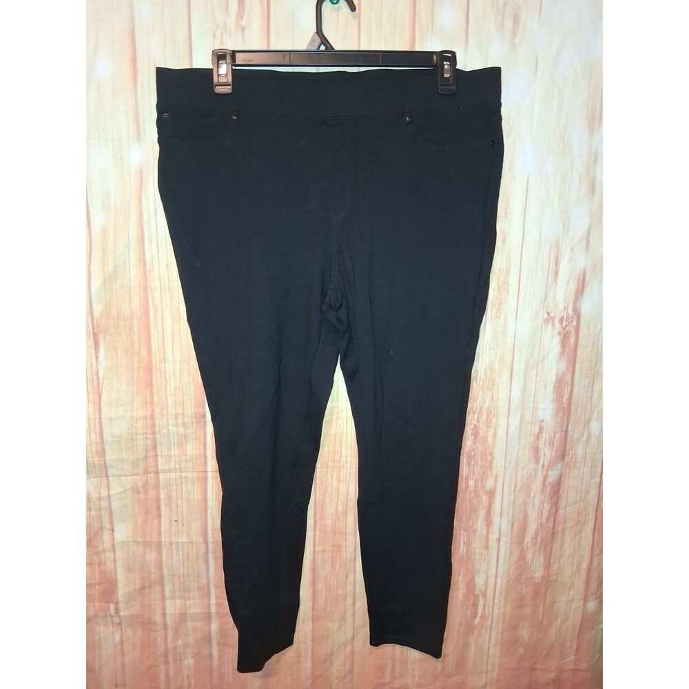 Seven7 Black Pull-on Leggings Sz XXL